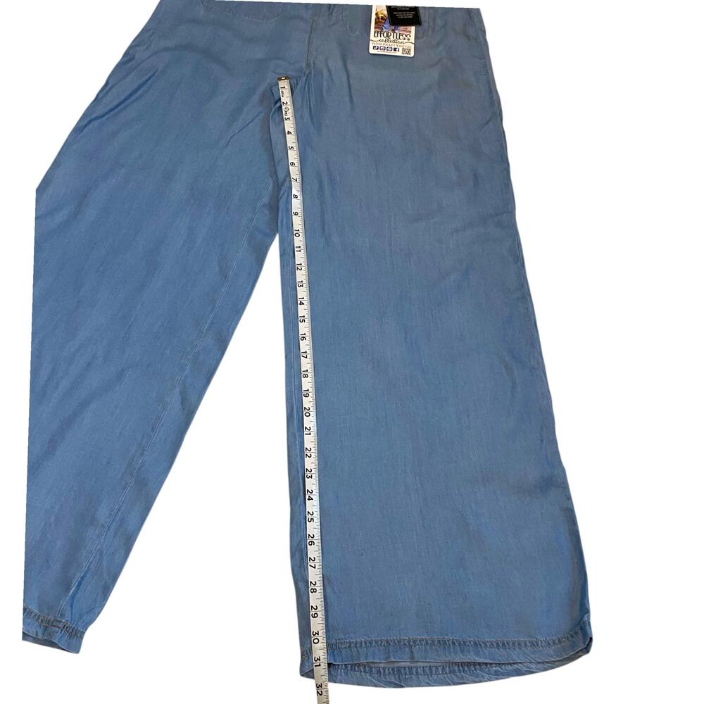 NWT Rewash Patch Pocket Wide Leg Effortless Denim Super High Rise Size Medium - Picture 9 of 12